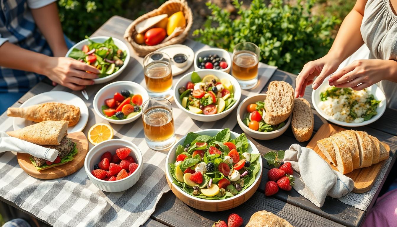 Fresh ingredients for healthy home cooking